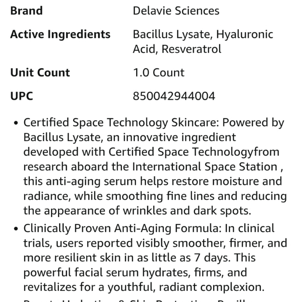 Aeonia Age Defying serum - Picture 3 of 4
